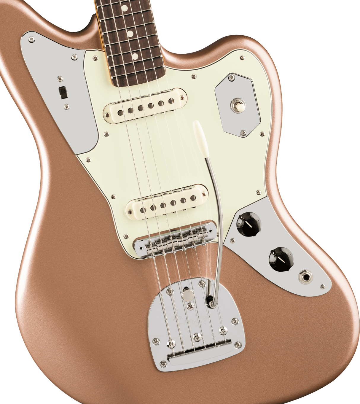 Fender American Professional Classic Jaguar RW Faded Firemist Gold