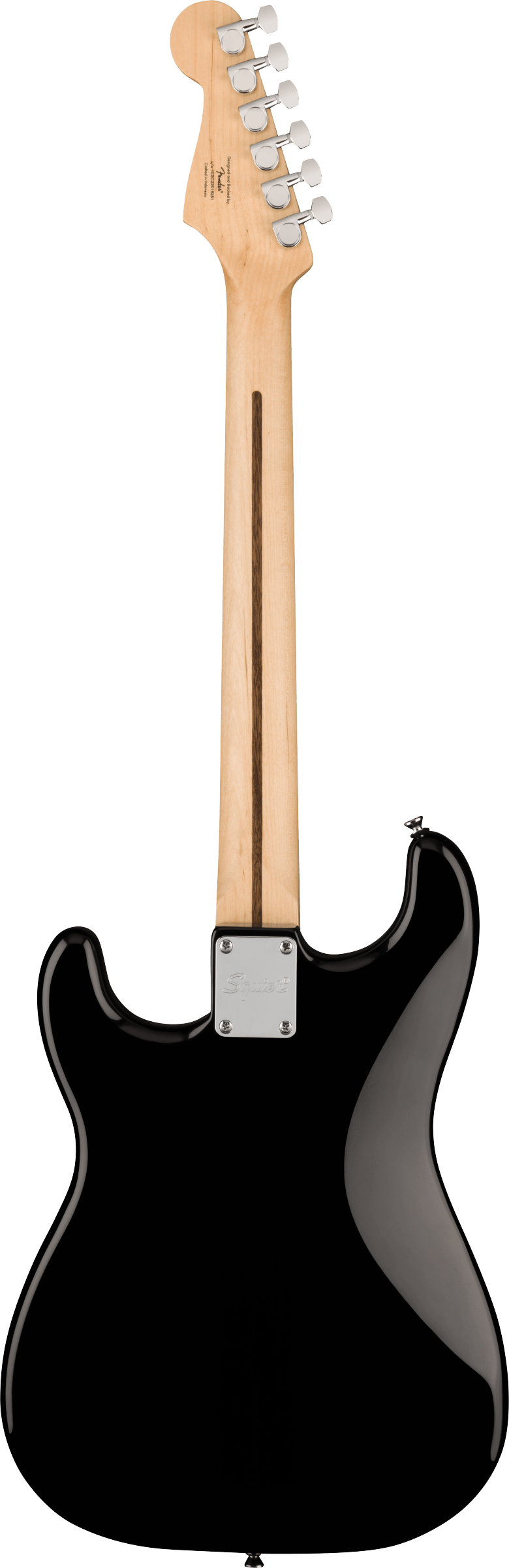 Squier Sonic Stratocaster HT H Black With Black Pickguard