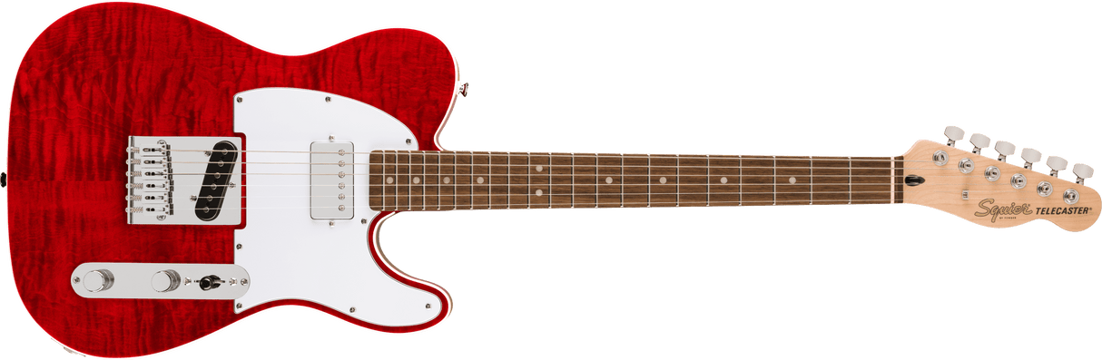Squier Affinity Telecaster FMT SH  LRL Crimson Red Transparent
