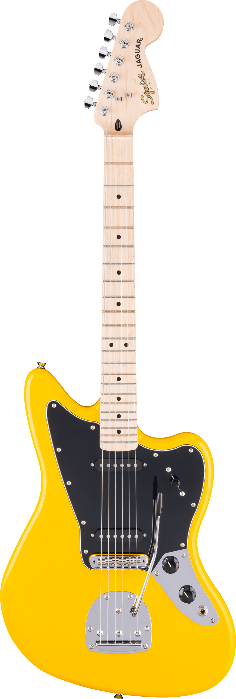 Squier FSR Limited Edition Affinity Series Jaguar Graffiti Yellow