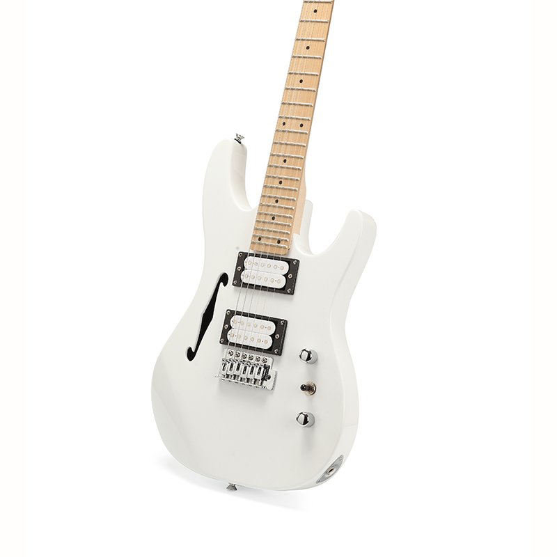SX Thinline Double Cutaway White