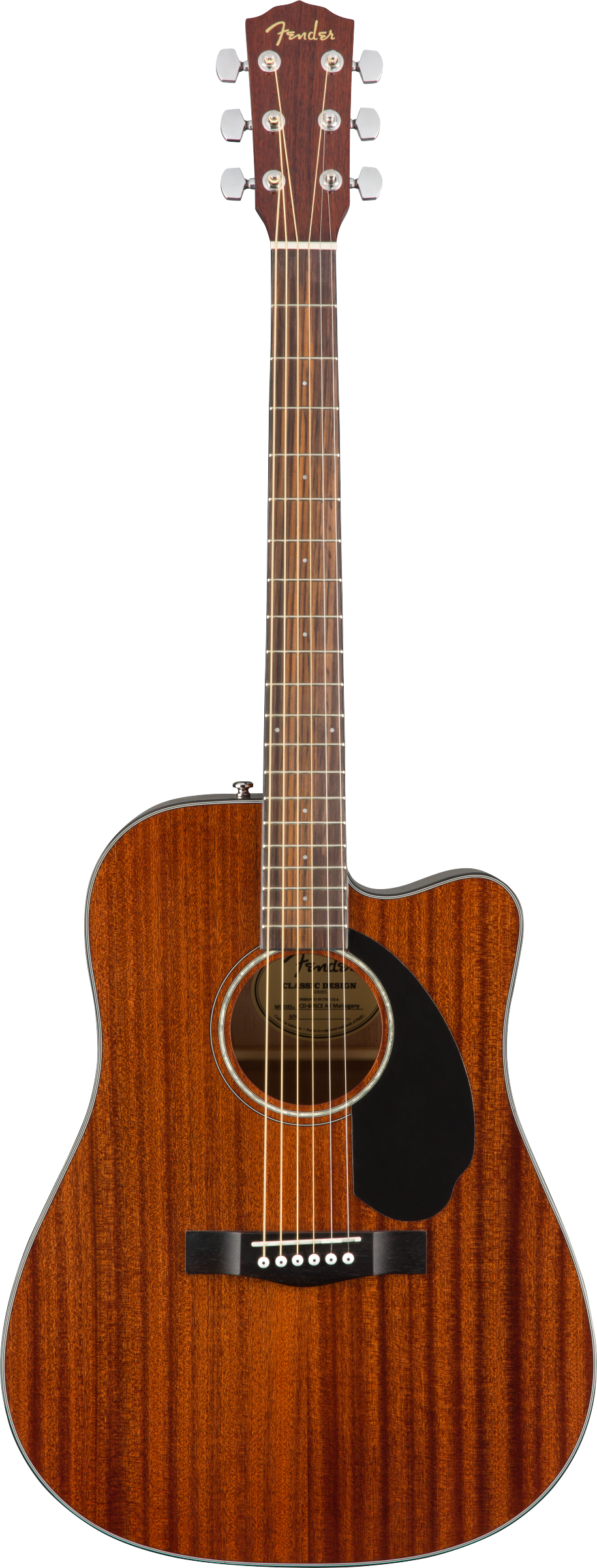 Fender CD60SCE Dreadnought All Mahogany