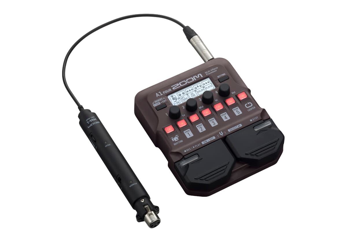 Zoom A1 FOUR Acoustic Instruments Multi-Effects Pedal