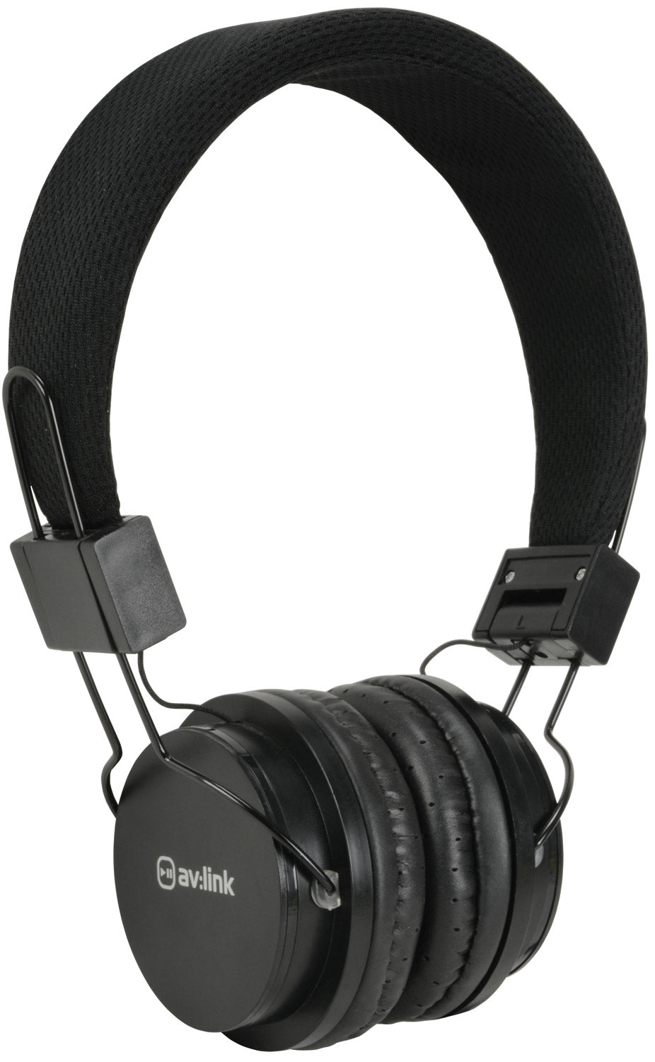Av:link CH850-BLK Childrens Headphones with in-line Microphone - Black