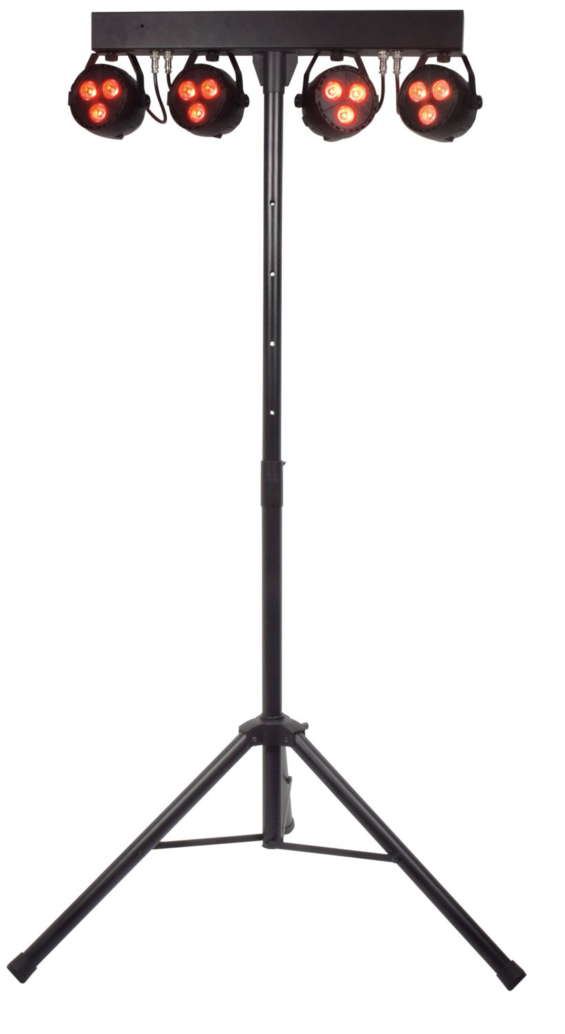 QTX Recharge Performer LED PAR Bar with Tripod