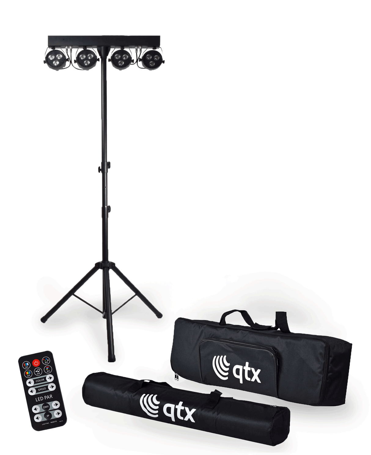 QTX Recharge Performer LED PAR Bar with Tripod