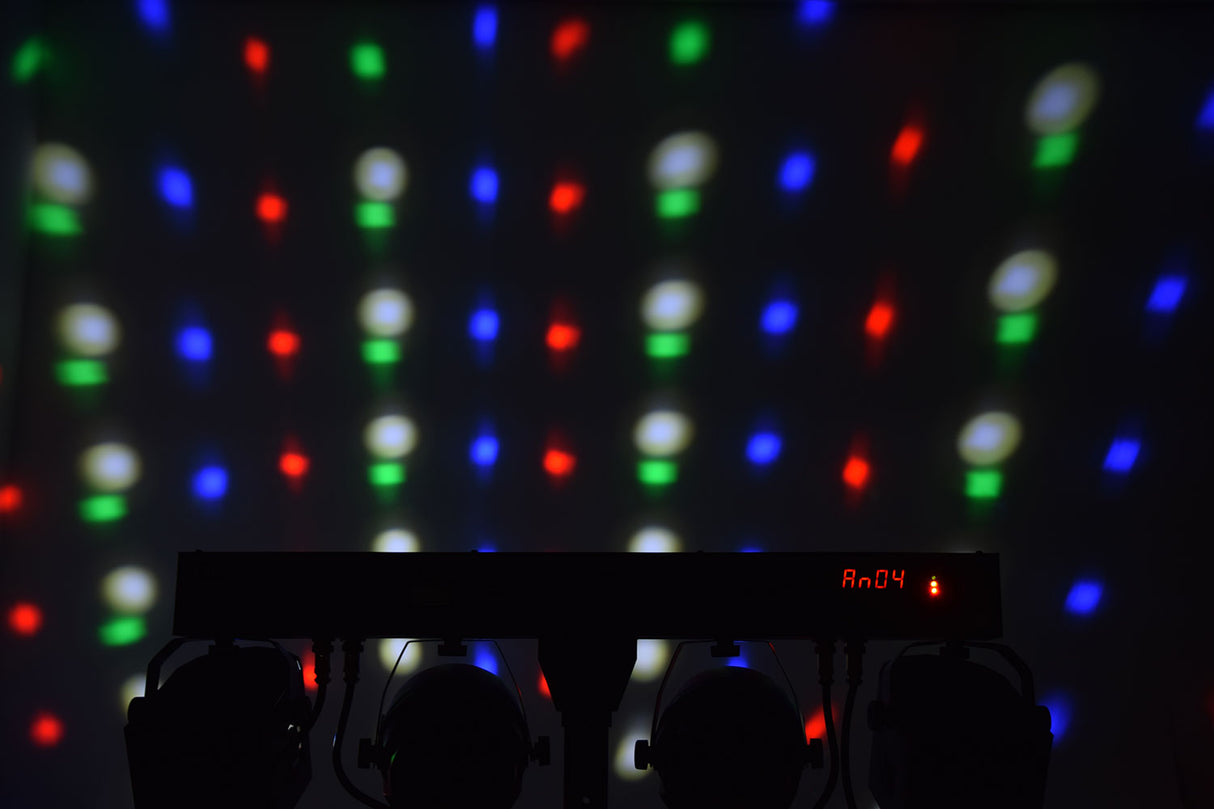 QTX Recharge DJ LED Derby And PAR Bar with Tripod