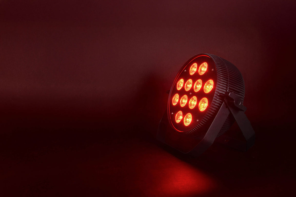 Citronic MagicPAR-80 12 x 12W RGBWA/UV LED Fanless PAR Can - Black