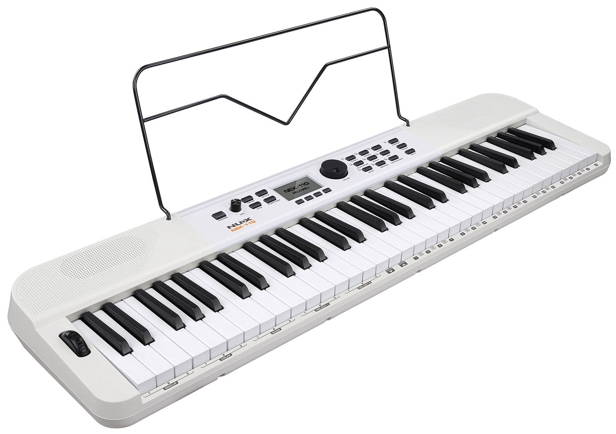 NUX NEK-110 61-Key Portable Keyboard White