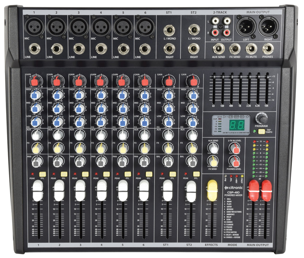 Citronic CSP-410 Compact Powered Mixer with DSP