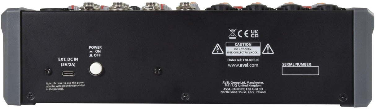 Citronic CMB-10 Mixing Console With DSP - USB - Bluetooth