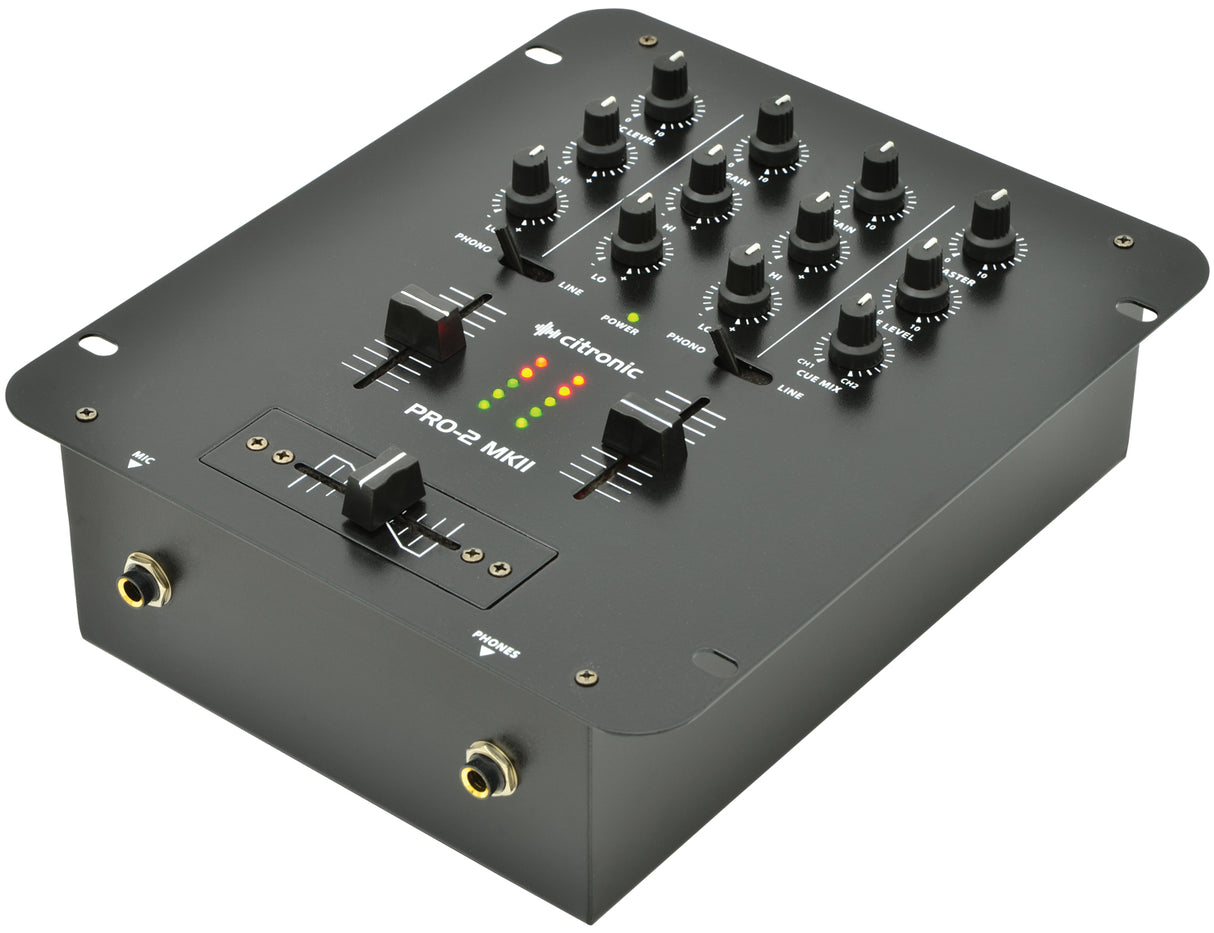 Citronic PRO-2 MKII DJ Mixer 2 Channel