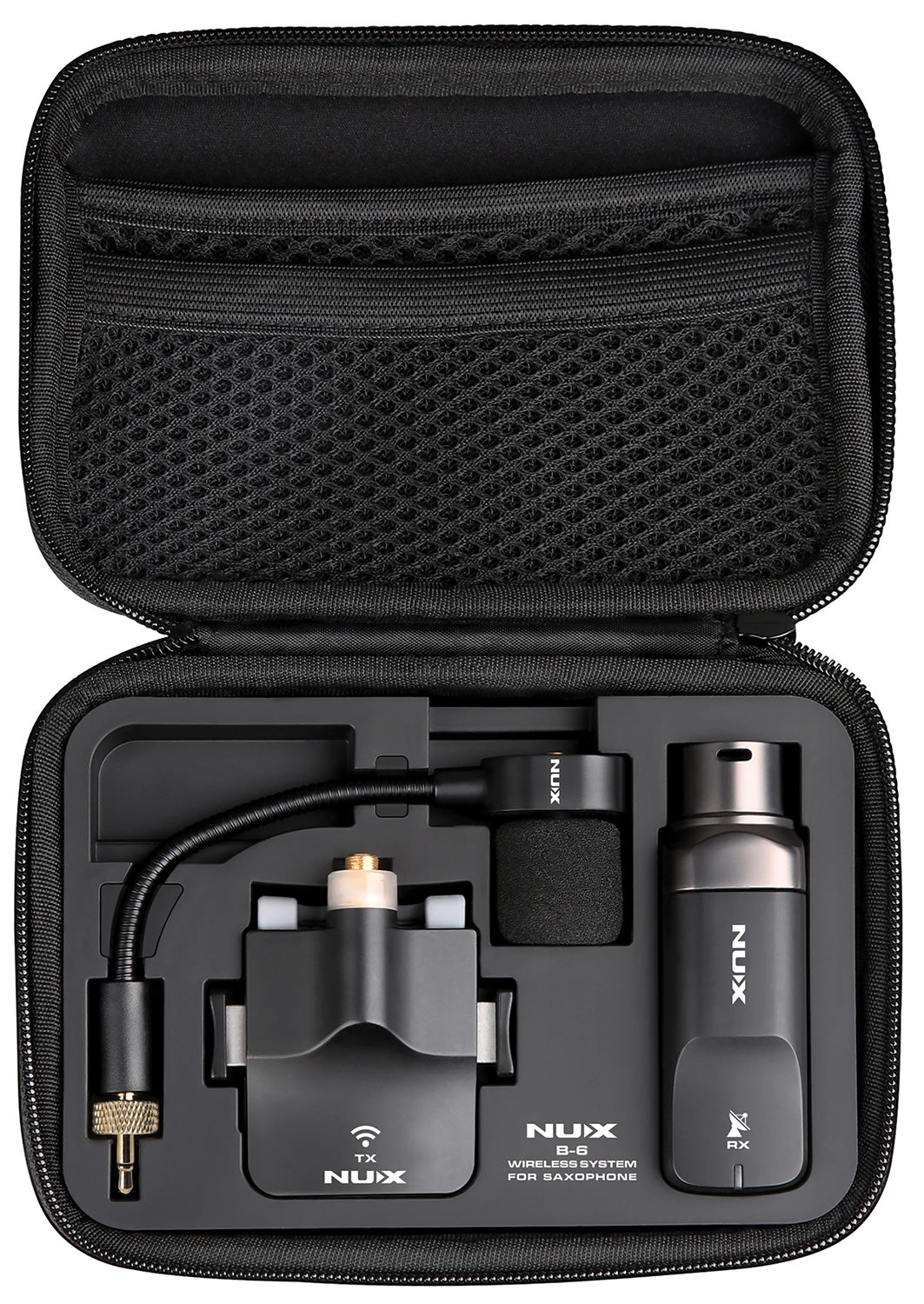 NUX B-6 Wireless Saxophone Microphone System 2.4GHz