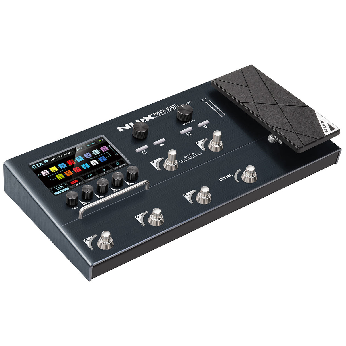 NUX MG-50li Guitar Multi-FX Processor And Profiler - Dark Blue