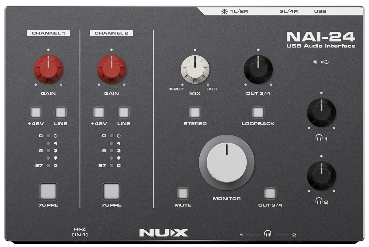 NUX NAI-24 Audio Interface
