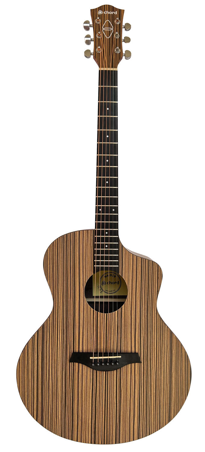 Chord N6-DZB Nomad Series Grand Auditorium Electro-Acoustic - Deep Zebrano