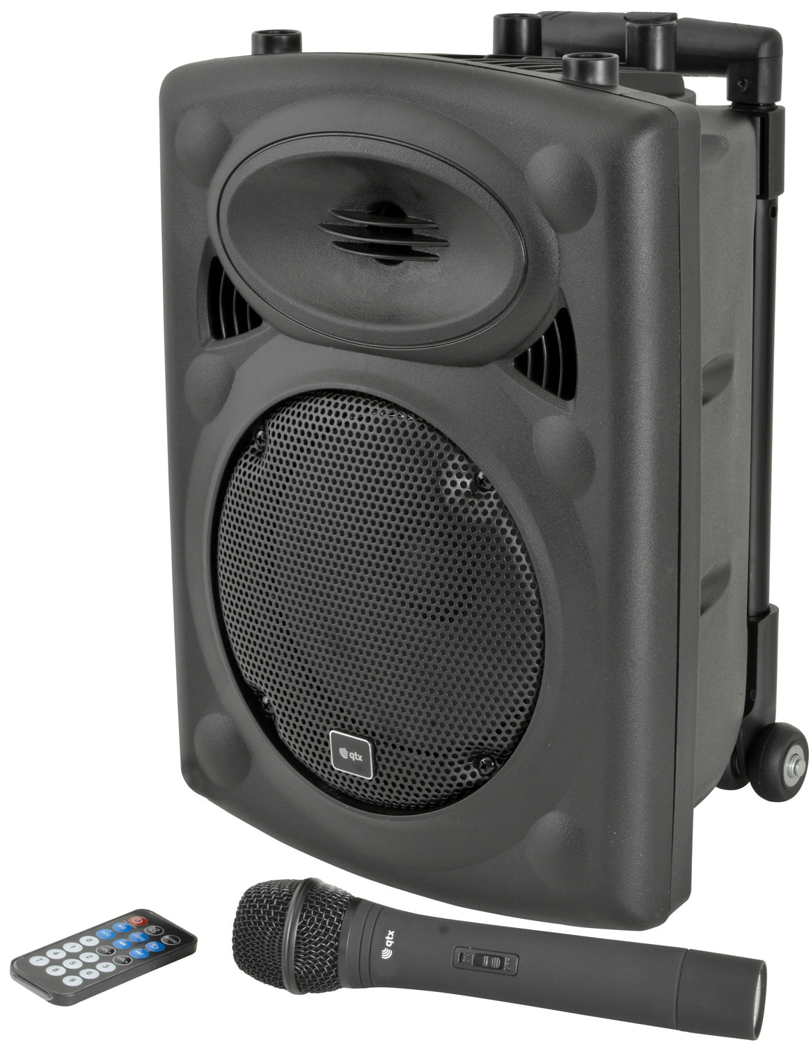 QTX QR8PA 50W Portable PA Speaker with TWS Bluetooth And UHF Mic
