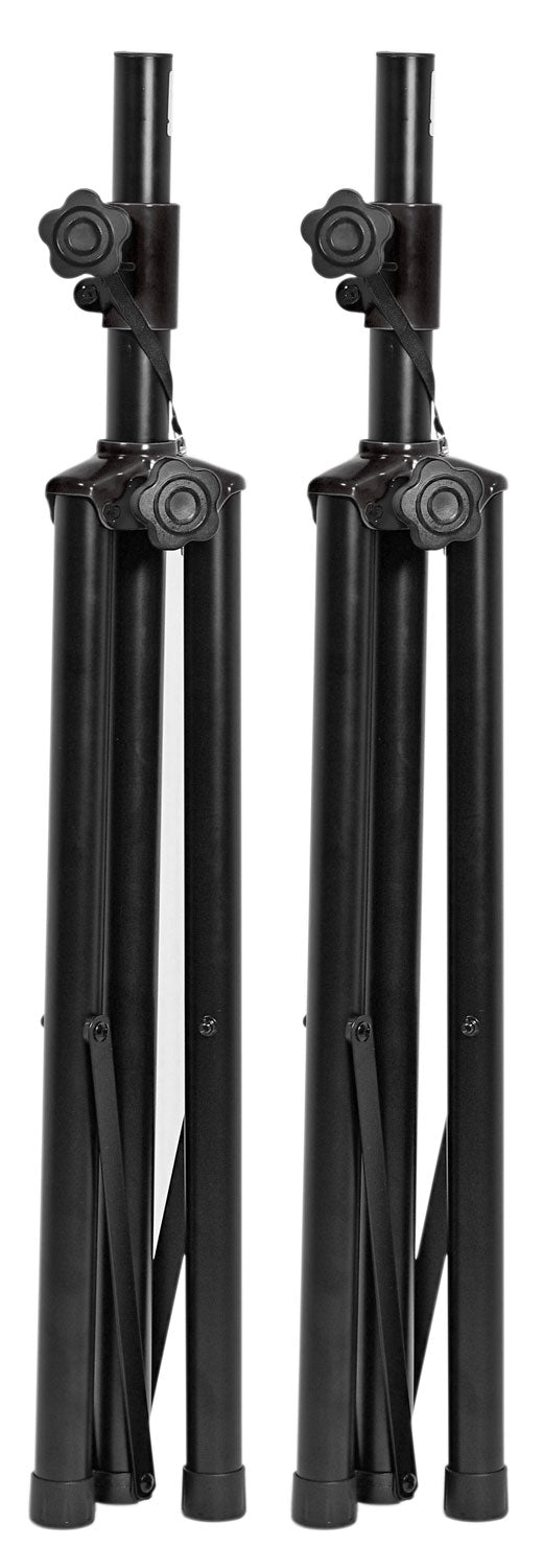 QTX Heavy Duty Speaker Stand Twin Pack