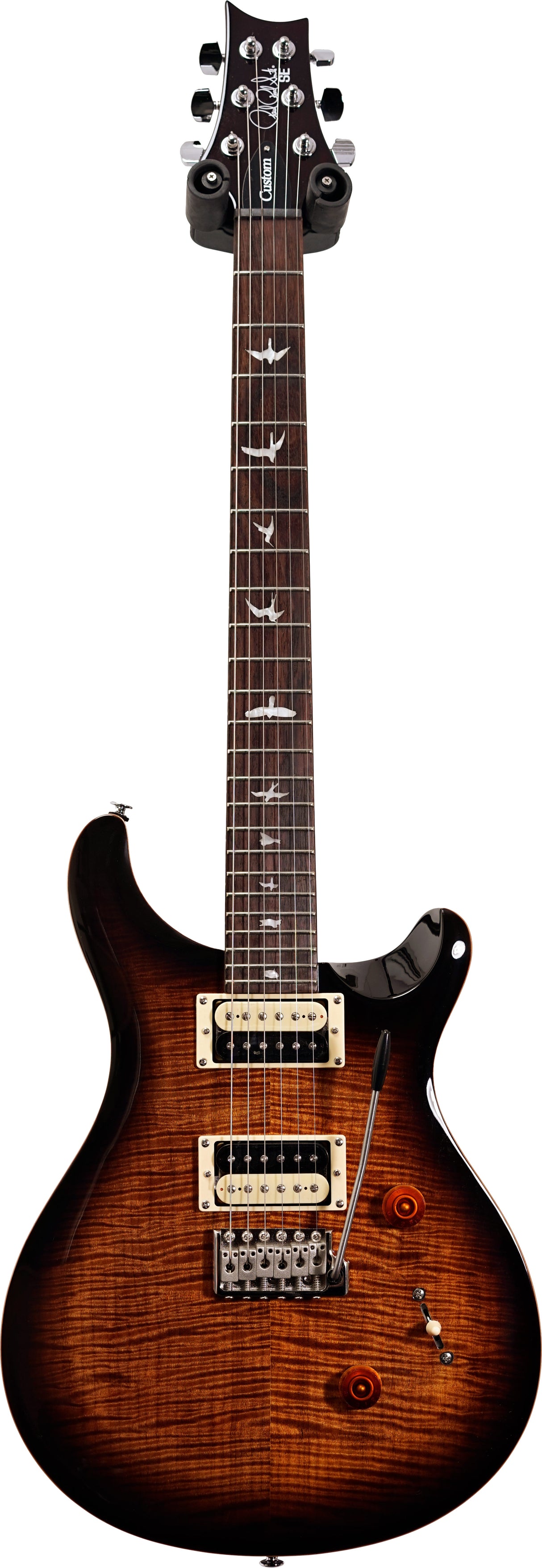 PRS SE Custom 24 Black Gold Sunburst