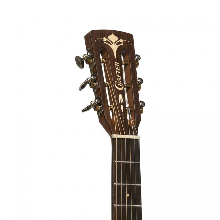 Crafter Mino BK WLN Electro-Acoustic Travel Guitar Spruce / Walnut