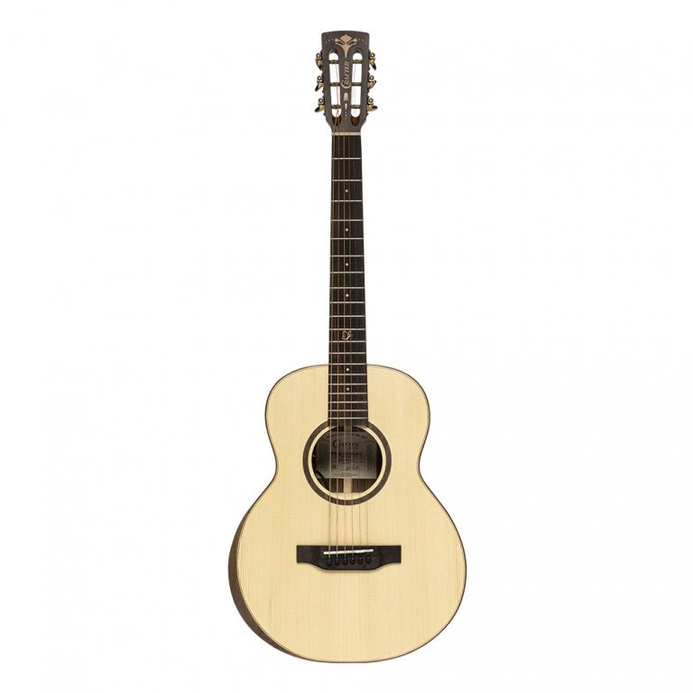 Crafter Mino BK WLN Electro-Acoustic Travel Guitar Spruce / Walnut