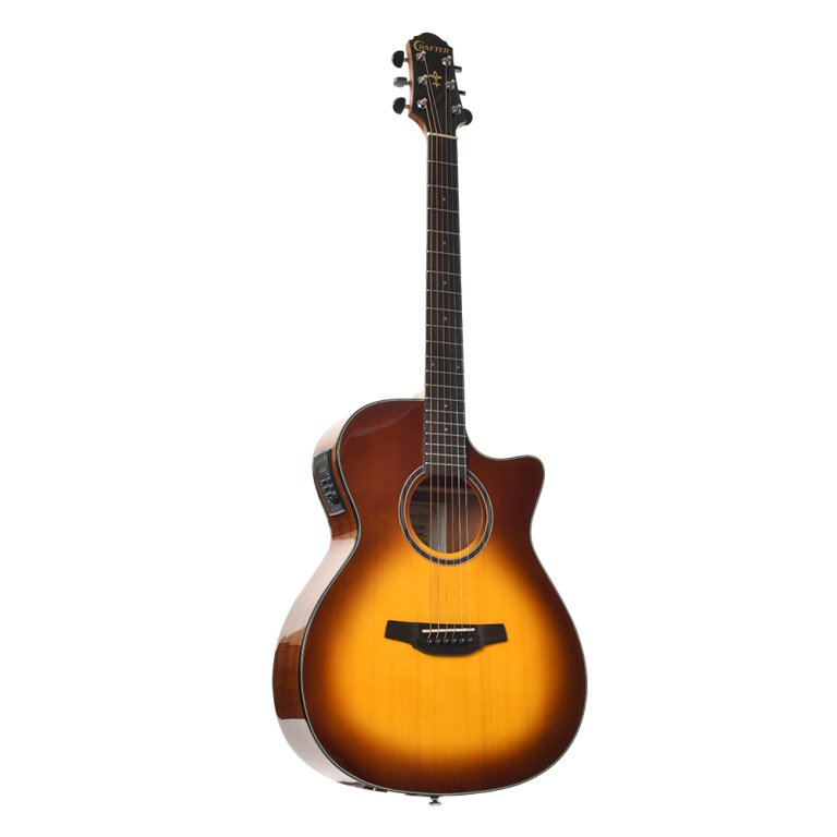 Crafter HT250-CE-BRS Silver Series 250 Orchestra Electro-Acoustic Spruce Brown Sunburst