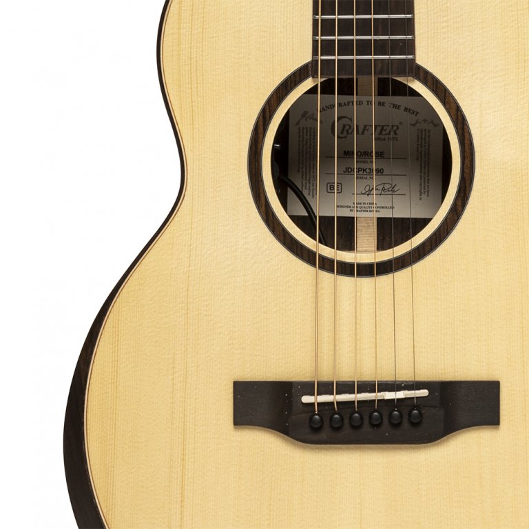 Crafter Mino ROSE Electro-Acoustic Travel Guitar Spruce/Rosewood