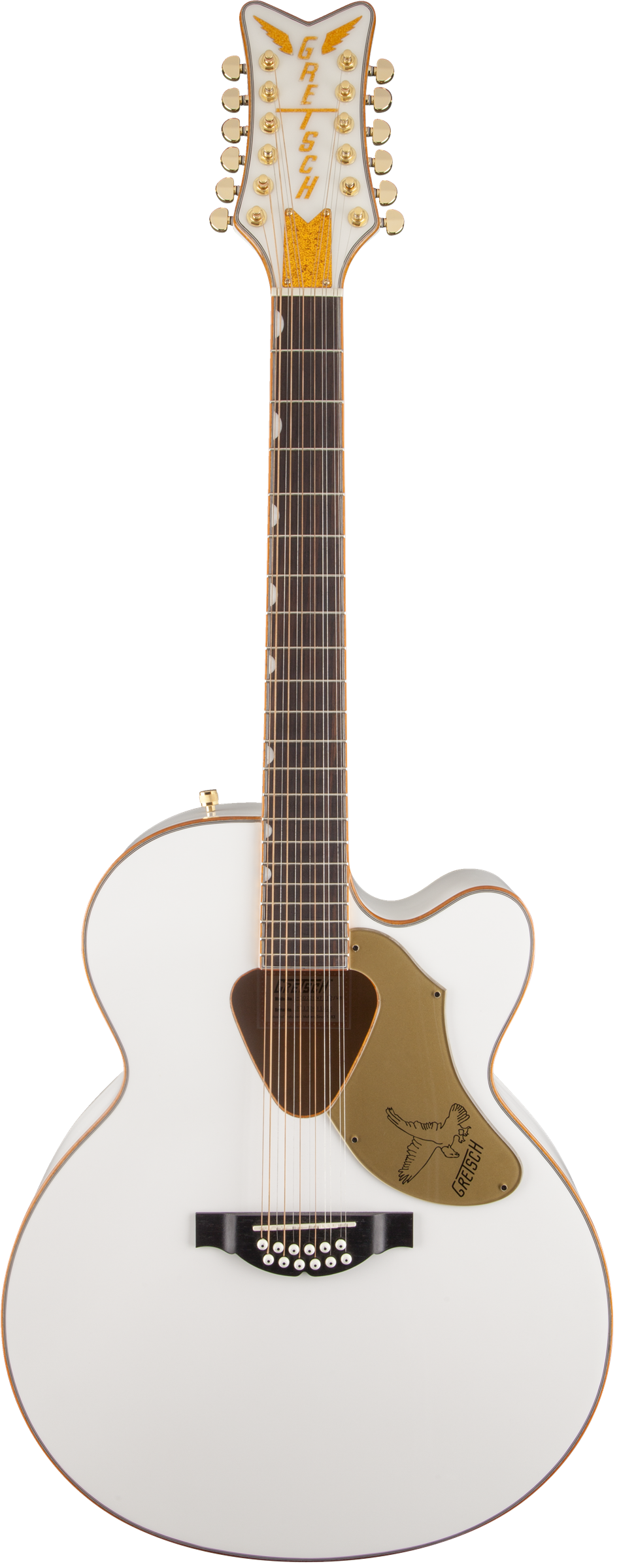 Gretsch G5022CWFE-12 Rancher Falcon Jumbo 12-String Electro-Acoustic White