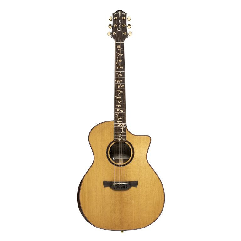 Crafter VL G28CE VVS Grand Auditorium Electro-Acoustic Spruce/Macassar Ebony