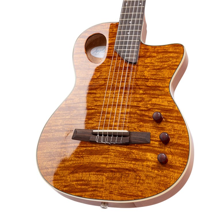 Angel Lopez Sherry CE Hybrid Nylon Electric Semi-Acoustic - Natural