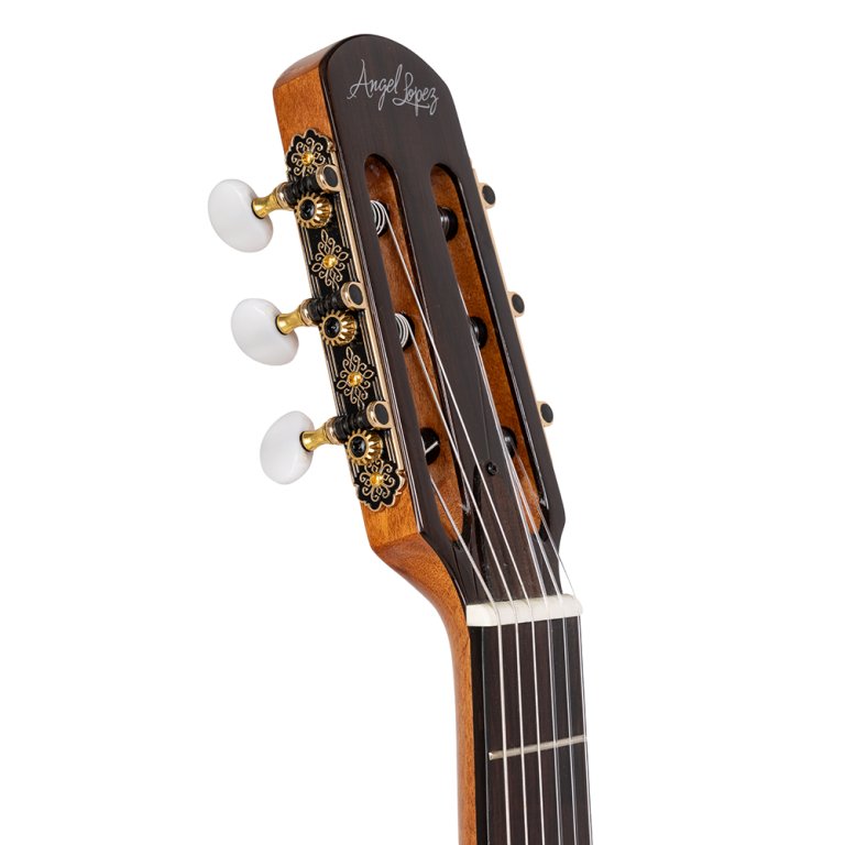 Angel Lopez Sherry CE Hybrid Nylon Electric Semi-Acoustic - Black
