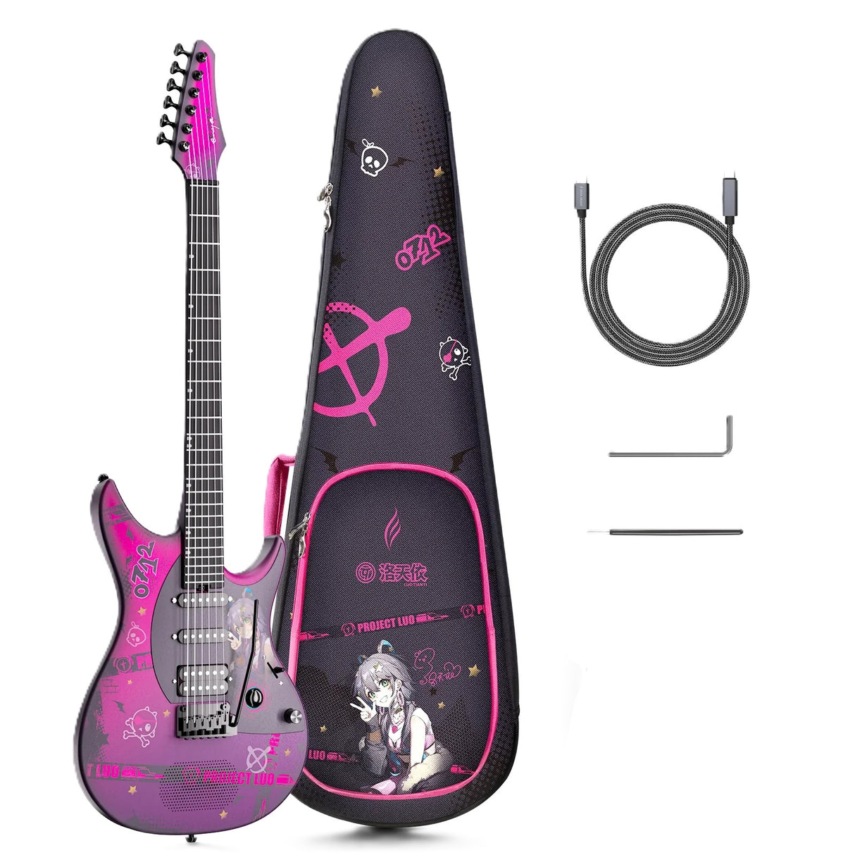Enya Inspire Electric Smart Guitar - Luo Tianyi Model