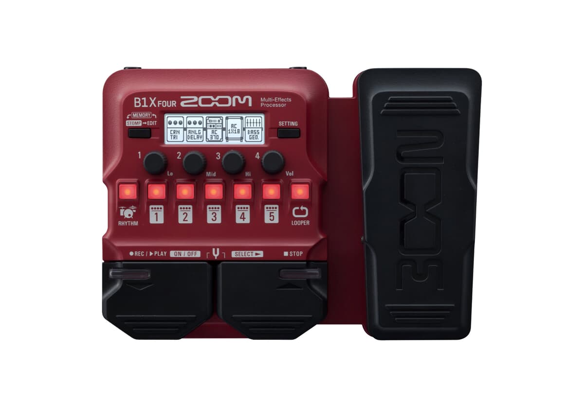 Zoom B1X FOUR Bass Multi-Effects Pedal