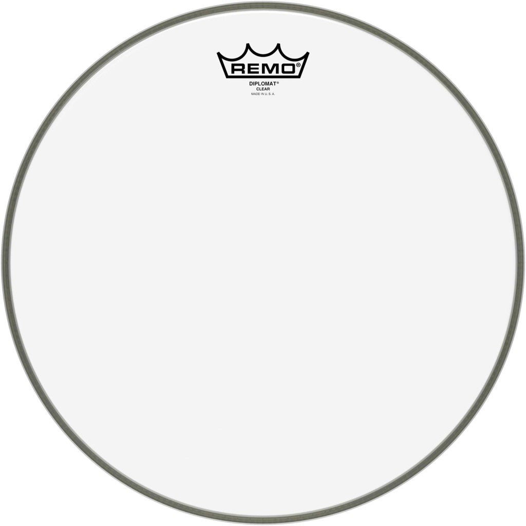 Remo 14in Diplomat Clear Tom/ Snare/ Floortom head
