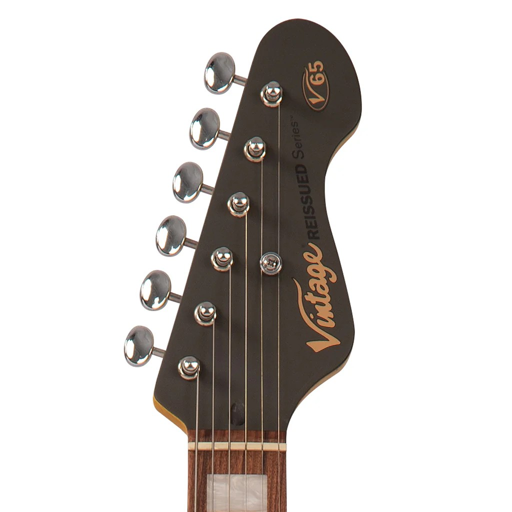 Vintage V65H Reissued Hard Tail Electric Guitar Satin Grey