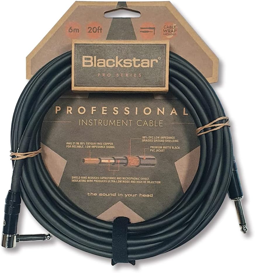 Blackstar Professional Instrument cable 6m Straight Straight