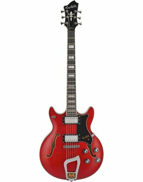 Hagstrom Alvar - Wild Cherry Transparent