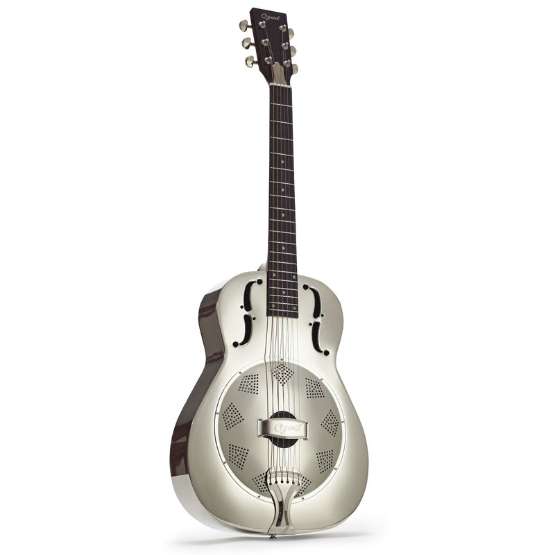 Ozark 3515N Nickel Plated Steel Body Resonator Guitar
