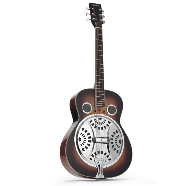 Ozark 3515 Spider Wood Body Resonator Guitar