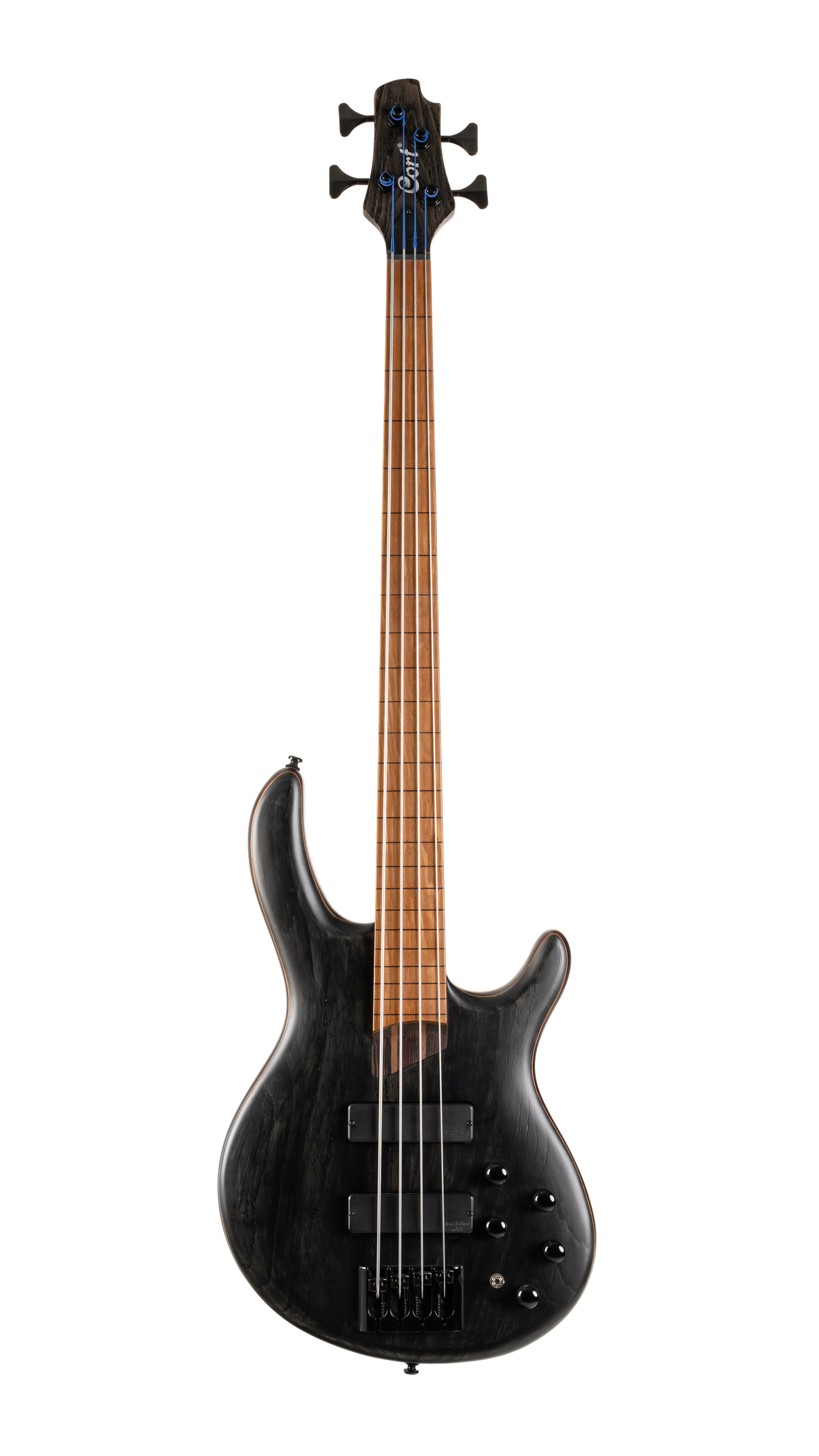 Cort B4 Element FL Fretless Open Pore Trans Black