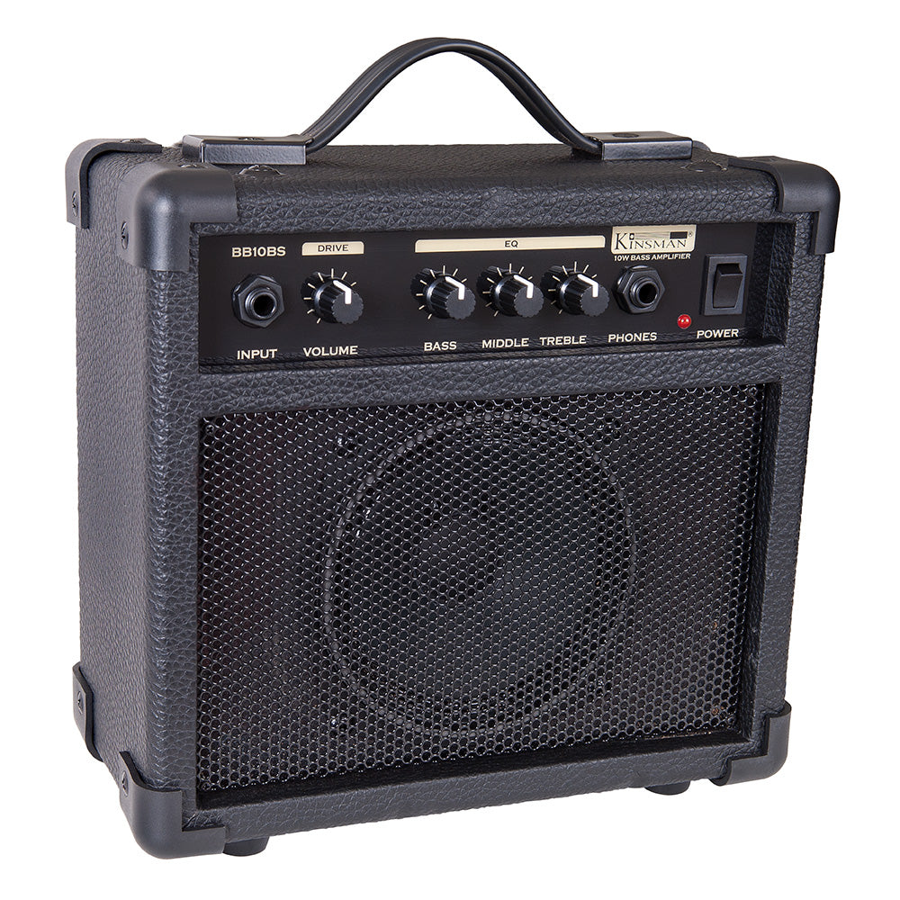 Kinsman BB10BS 10w Practice Bass Guitar Amplifier