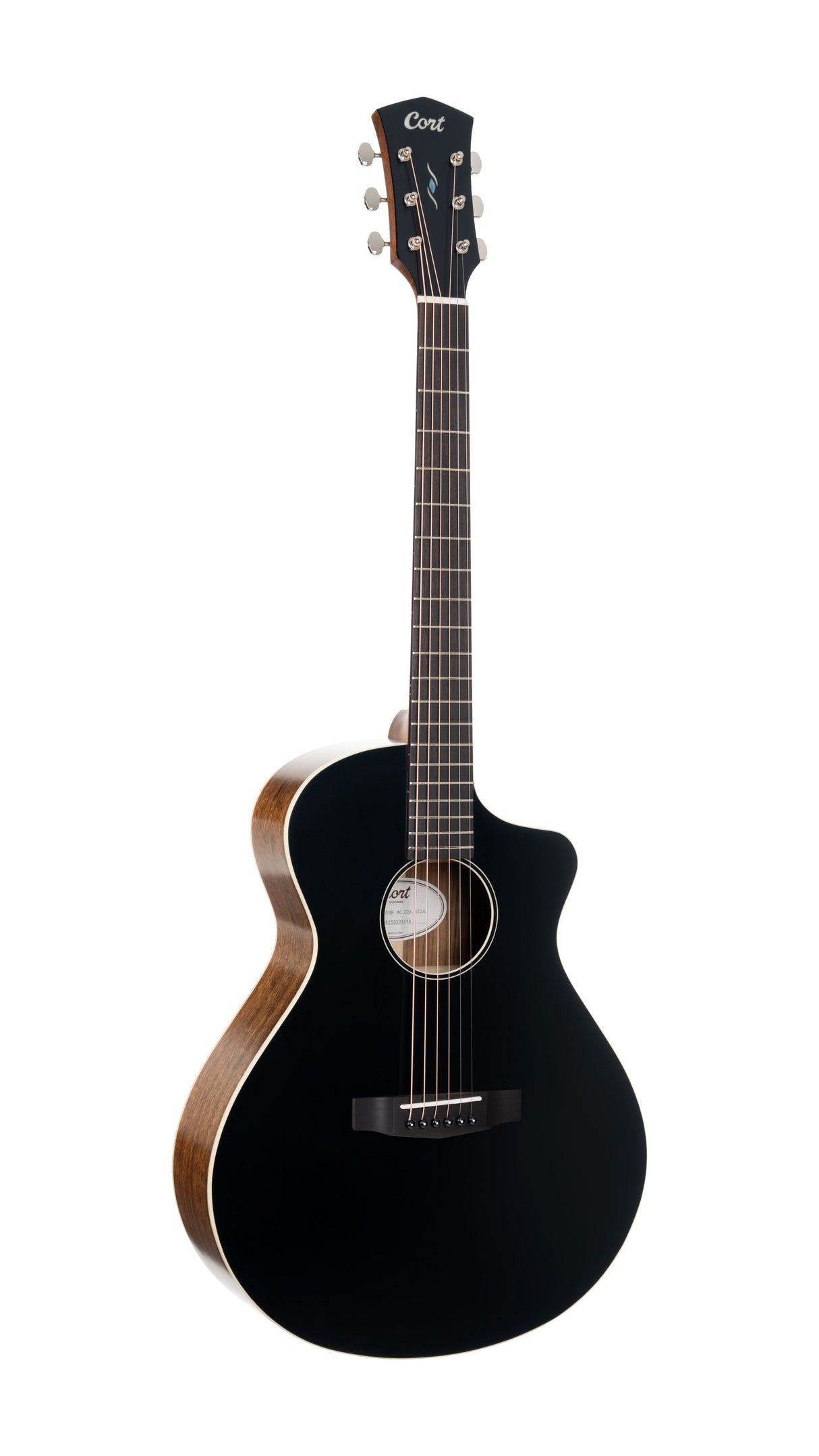 Cort Core MC Ovangkol Black Top Semi Gloss With Gig Bag