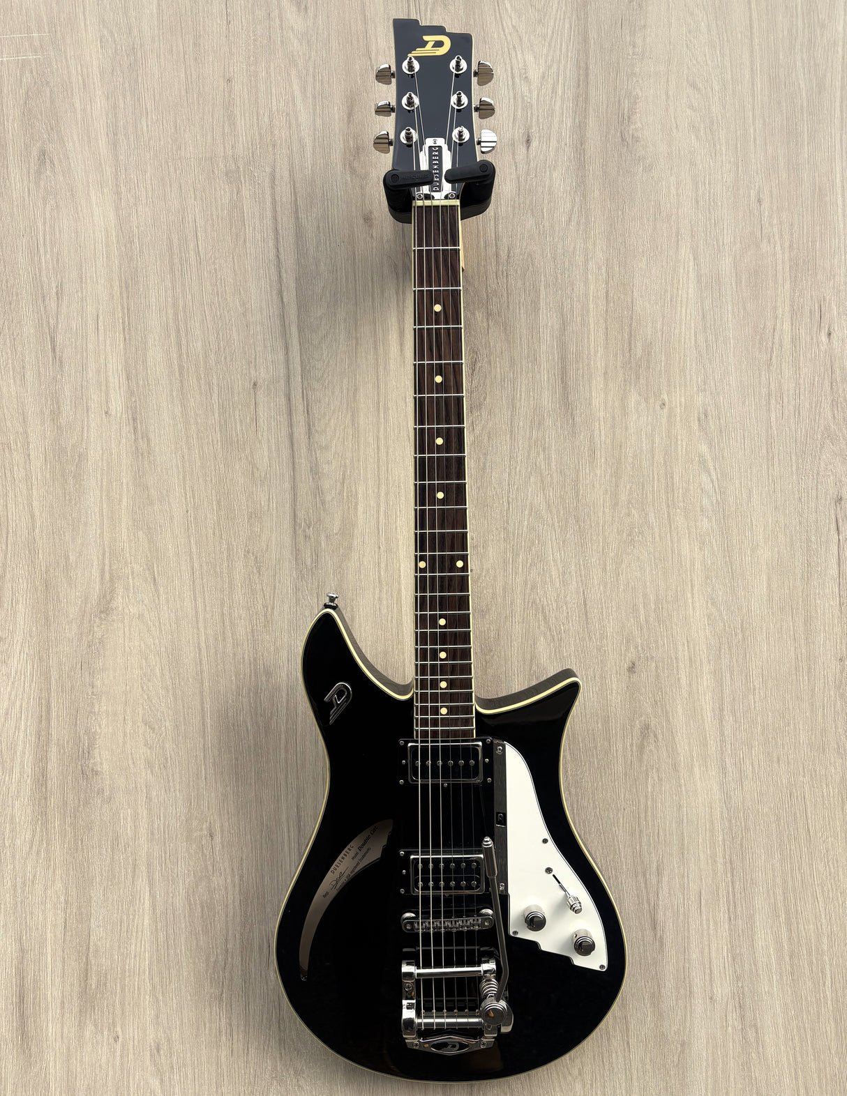 Duesenberg Double Cat Semi-Hollow Electric Guitar in Black