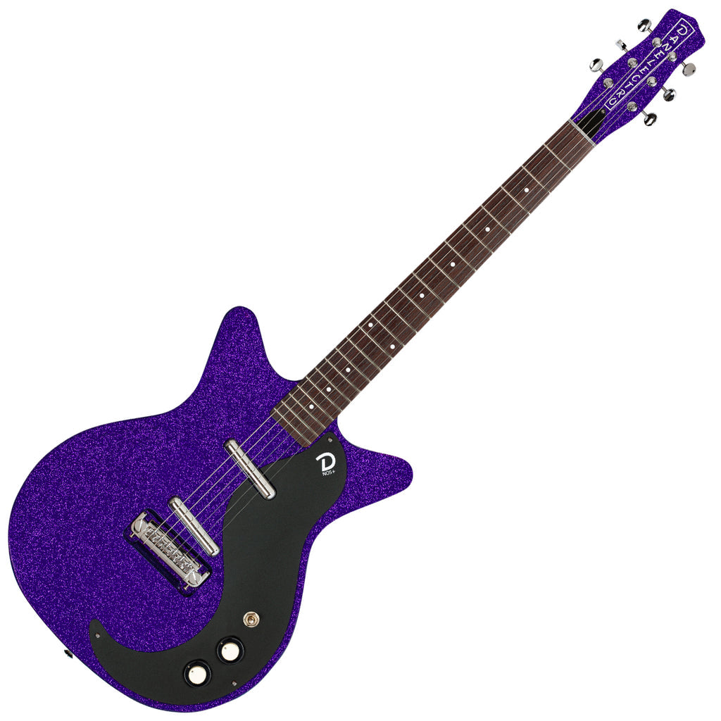 Danelectro Blackout 59M NOS+ Electric Guitar Purple Metalflake