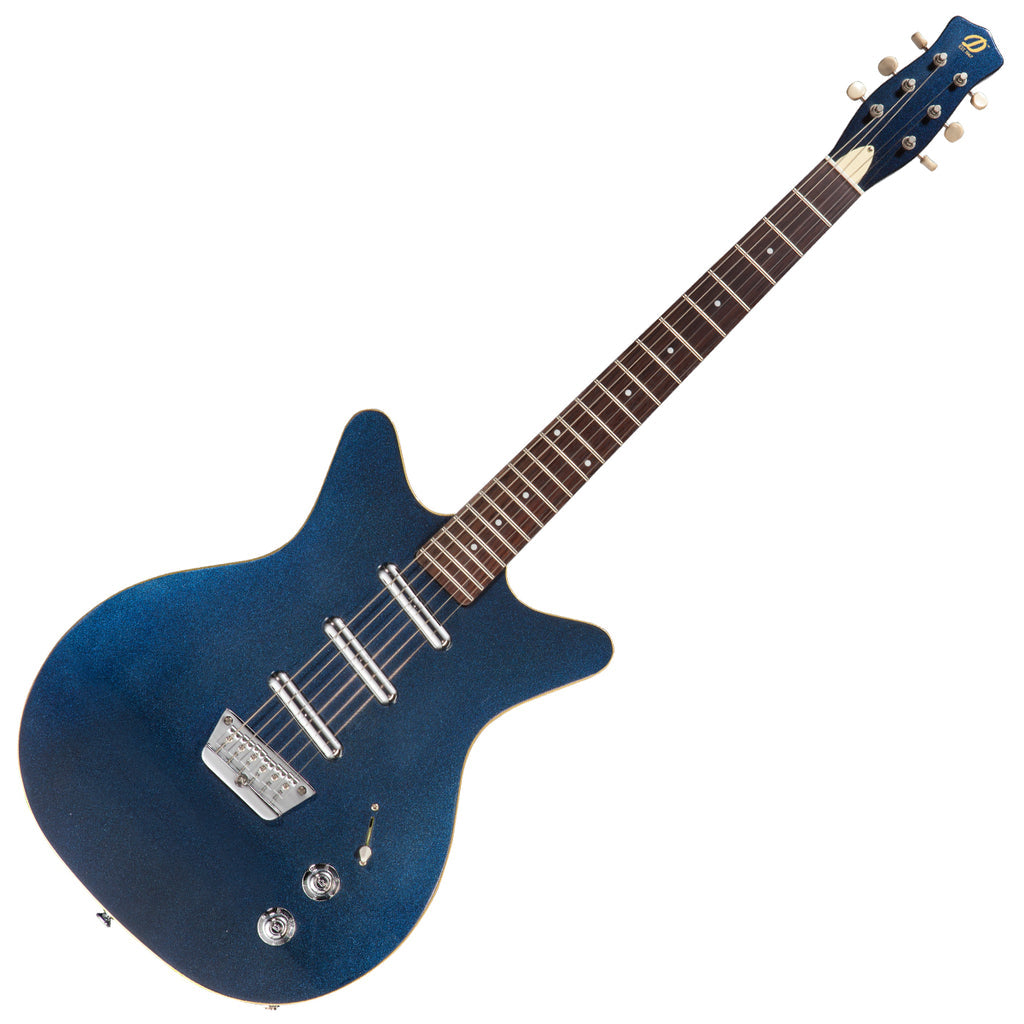 Danelectro Triple Divine Guitar  Metallic Blue