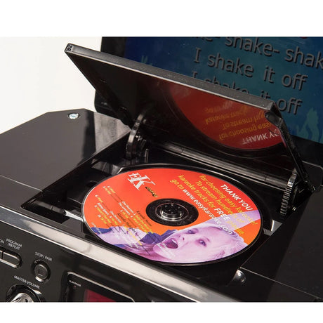 Easy Karaoke Bluetooth¸ Karaoke System with LED Light Effects + 1 Microphone