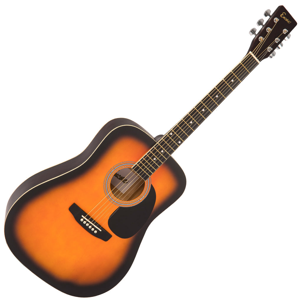 Encore Acoustic Dreadnought Guitar Pack  - Sunburst