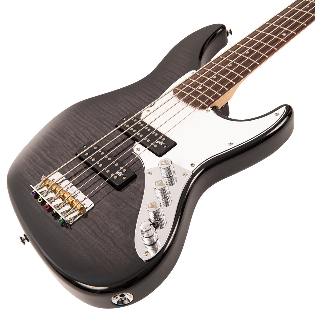 Fret-king Perception Custom 5 String Bass Blackburst