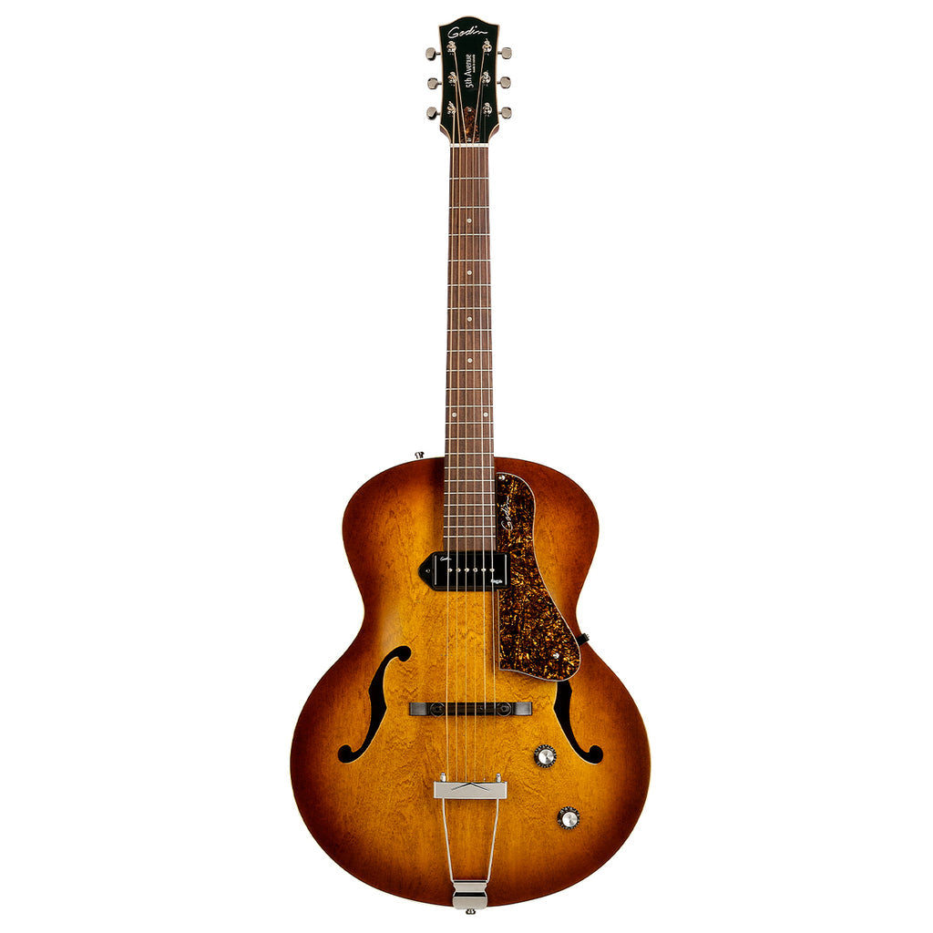 Godin 5th Avenue Kingpin P90 - Cognac Burst