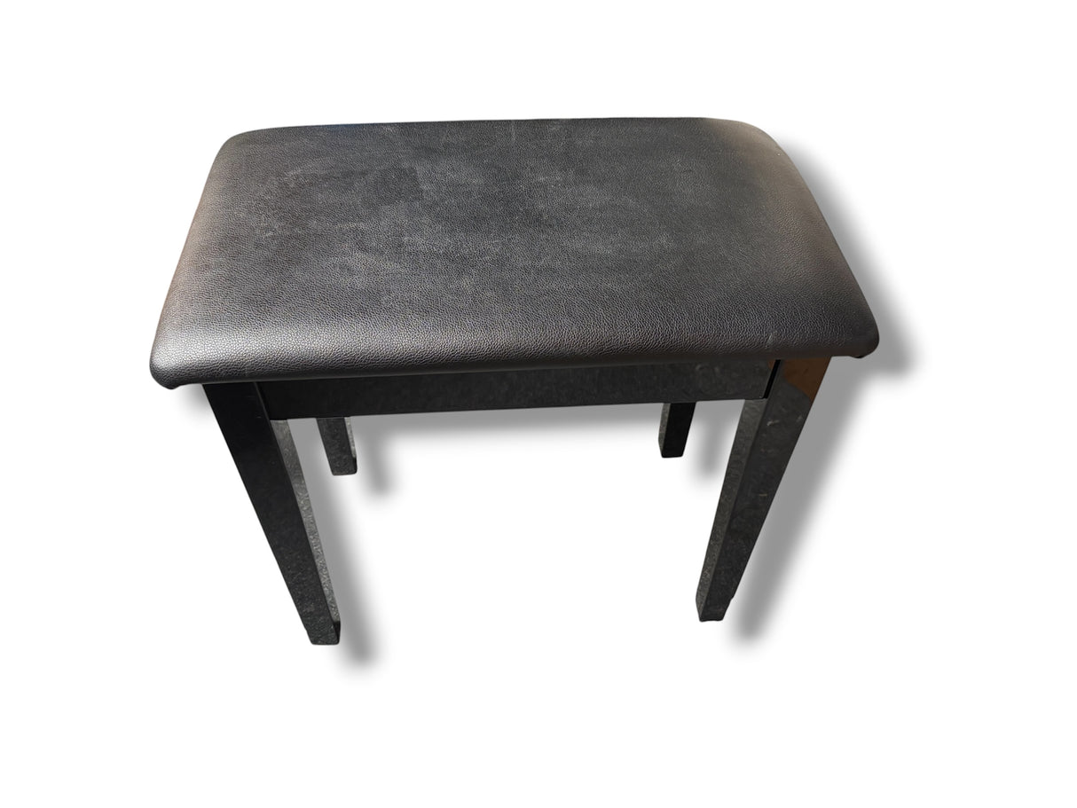 Piano Stool with storage Polished Black